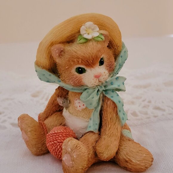 Vintage Figurine by Calico Kittens 1992 "I'm All Fur You", Original Box - Picture 1 of 8